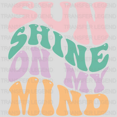 Sunshine On My Mind Summer UV DTF Transfer Cup Wrap UV DTF Sticker - transferlegend