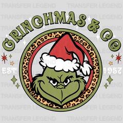 GRINCHMAS & CO EST. 1957 Christmas Design - DTF heat transfer - transferlegend