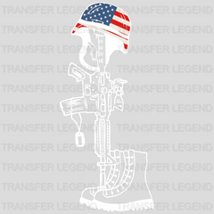 Gun And Boots - Memorial Day DTF Transfer - transferlegend