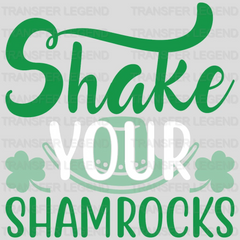 Shake Your Shamrocks St. Patrick's Day Design - DTF heat transfer - transferlegend