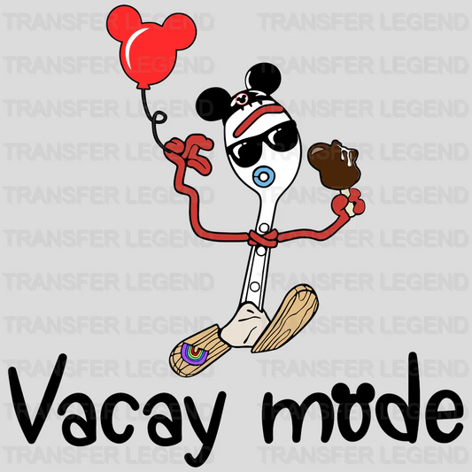 Toy Story Forky Vacay Mode Design - DTF heat transfer - transferlegend