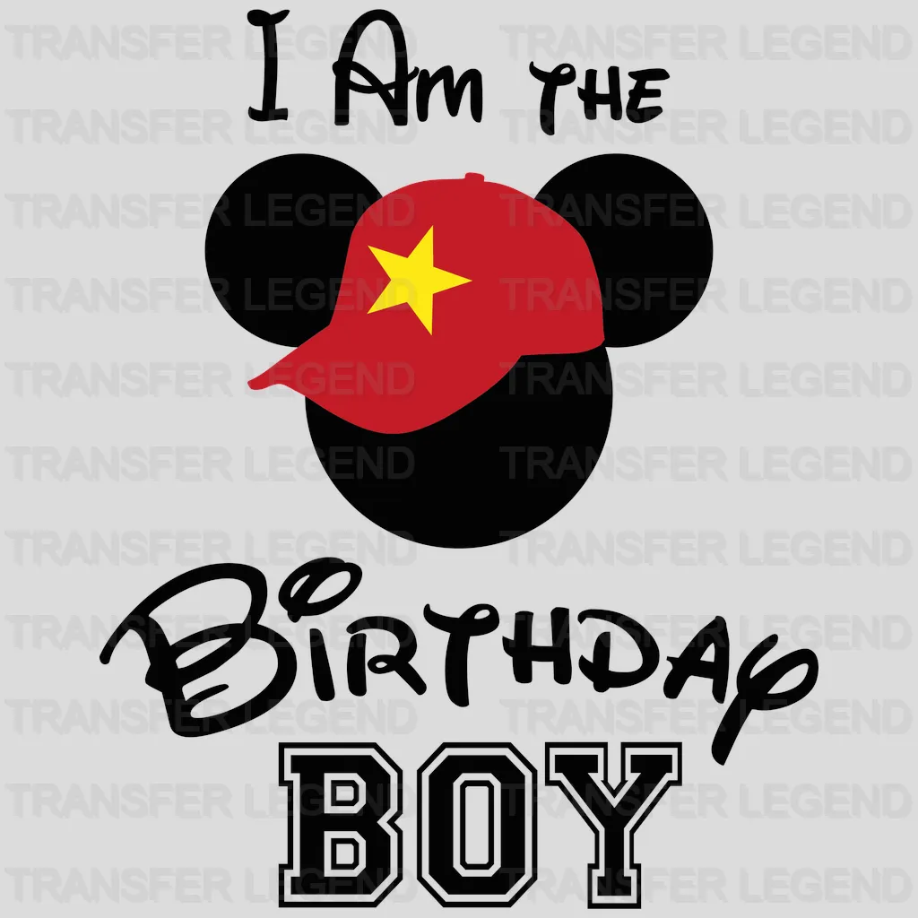 Birthday Boy Family Ears Design - DTF heat transfer - transferlegend