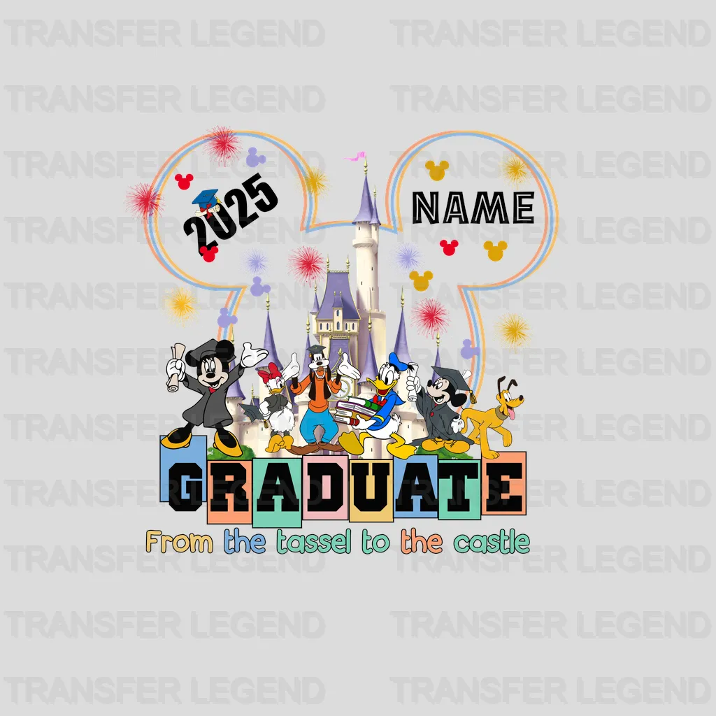 Cartoon Graduation Design - DTF Heat Transfers - transferlegend