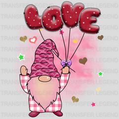 LOVE BALLOONS GNOME - DTF heat transfer - transferlegend