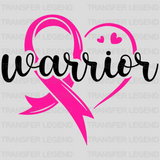 Cancer Warrior Ribbon Design - DTF heat transfer - transferlegend