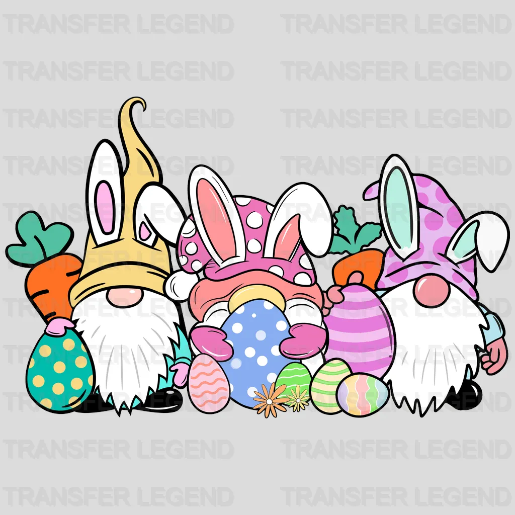 Gnomies Vibes Easter Design - DTF heat transfer - transferlegend