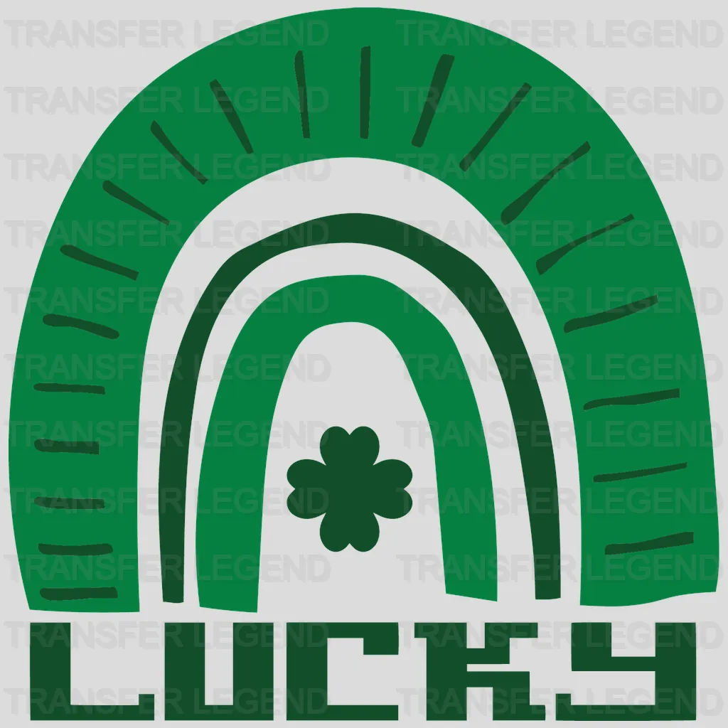 Lucky St. Patrick's Day Design - DTF heat transfer - transferlegend