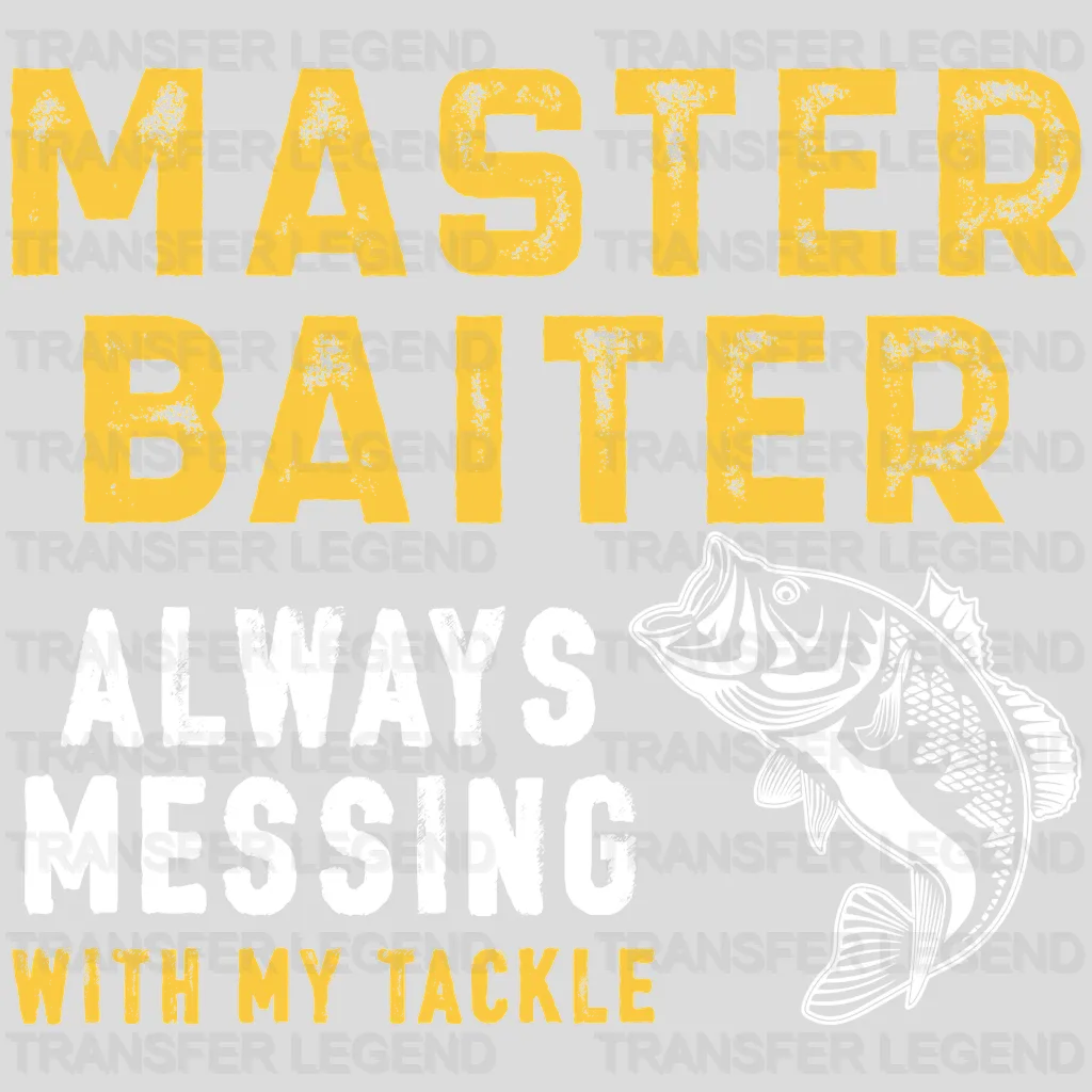 Master Baiter - Fish Design DTF Heat Transfer - transferlegend