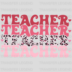 Teacher Valentine's Day Design - DTF heat transfer - transferlegend