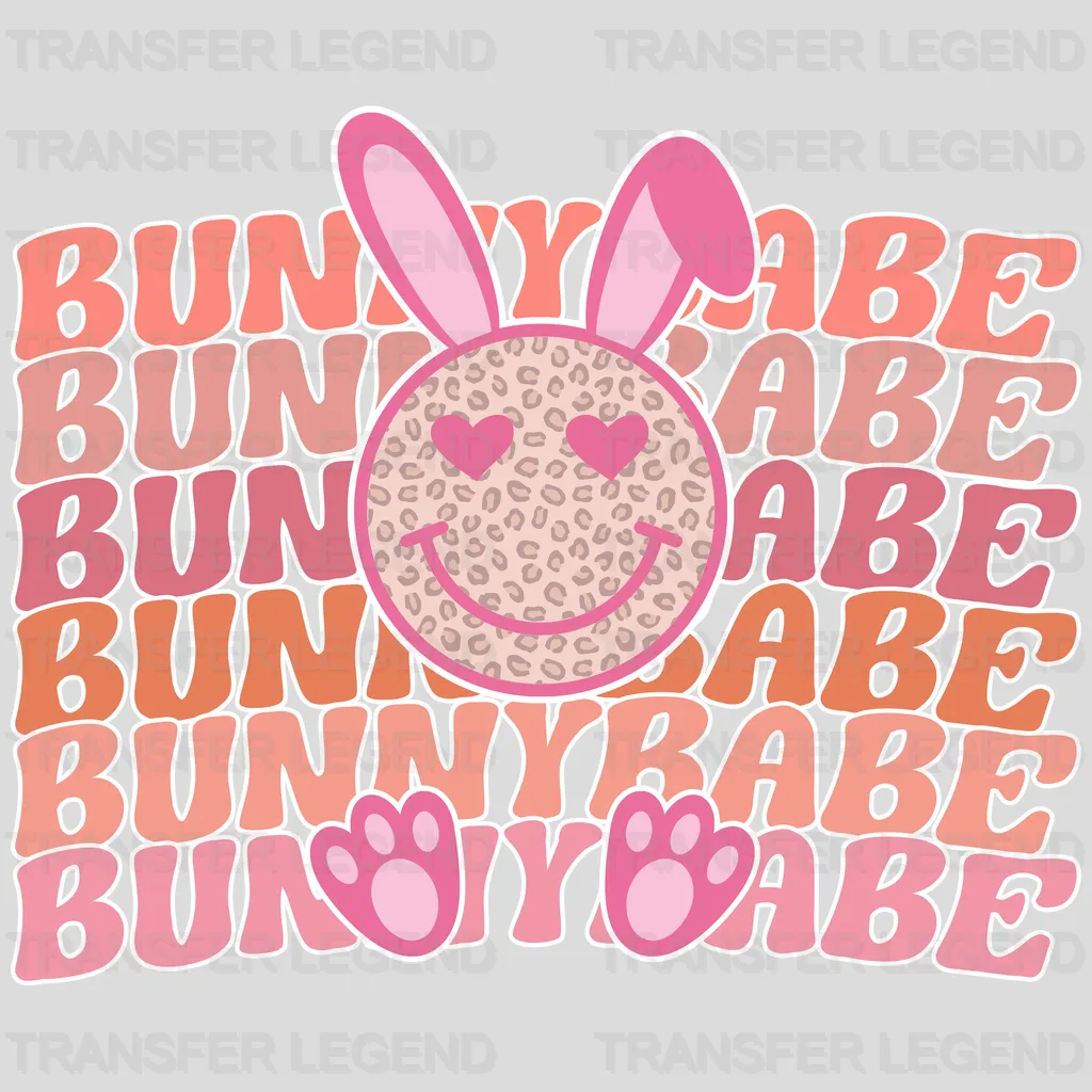 Bunny Babe Easter Design - DTF heat transfer - transferlegend