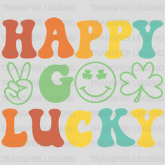 Happy Go Lucky St. Patrick's Day Design - DTF heat transfer - transferlegend