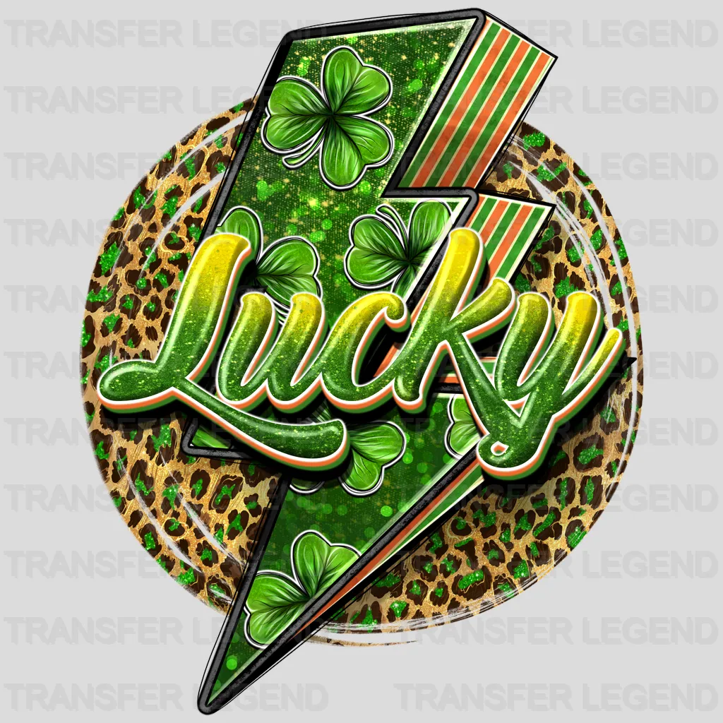 Lucky St. Patrick's Day Design - DTF heat transfer - transferlegend