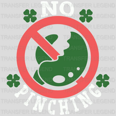 No Pinching St. Patrick's Day Design - DTF heat transfer - transferlegend