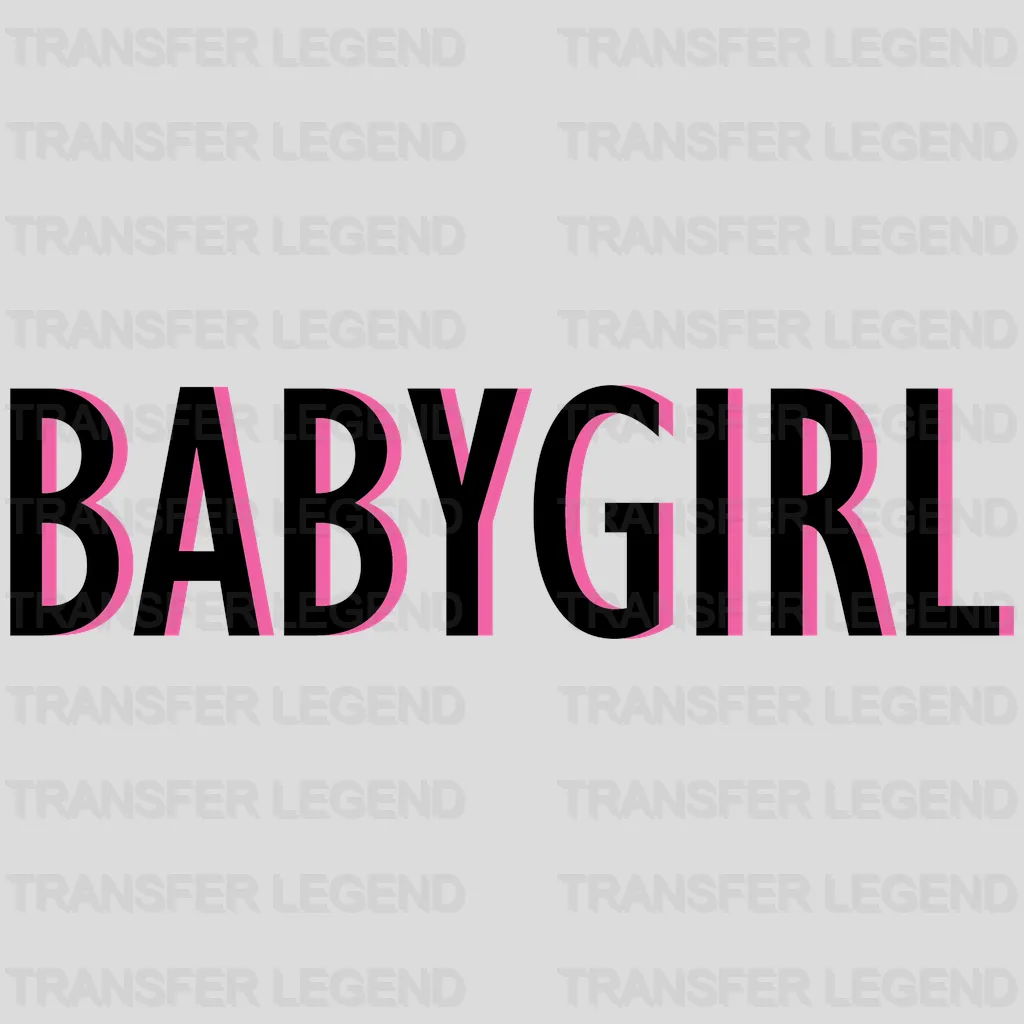 BabyGirl - BLM design DTF heat transfer - transferlegend