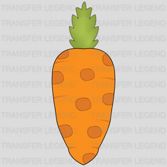 Carrot Easter Design - DTF heat transfer - transferlegend