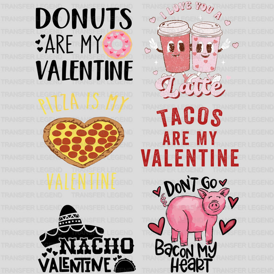 Valentine's Premade Gang sheet - 6 PCS 10 INCH - transferlegend