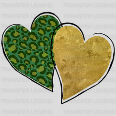 Hearts St. Patrick's Day Design - DTF heat transfer - transferlegend