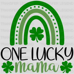 One Lucky Mama St. Patrick's Day Design - DTF heat transfer - transferlegend