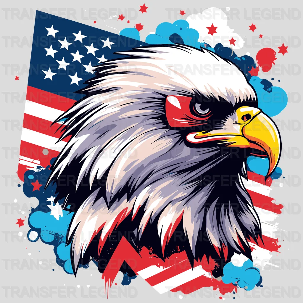 Red White USA Design - DTF Heat Transfers - transferlegend
