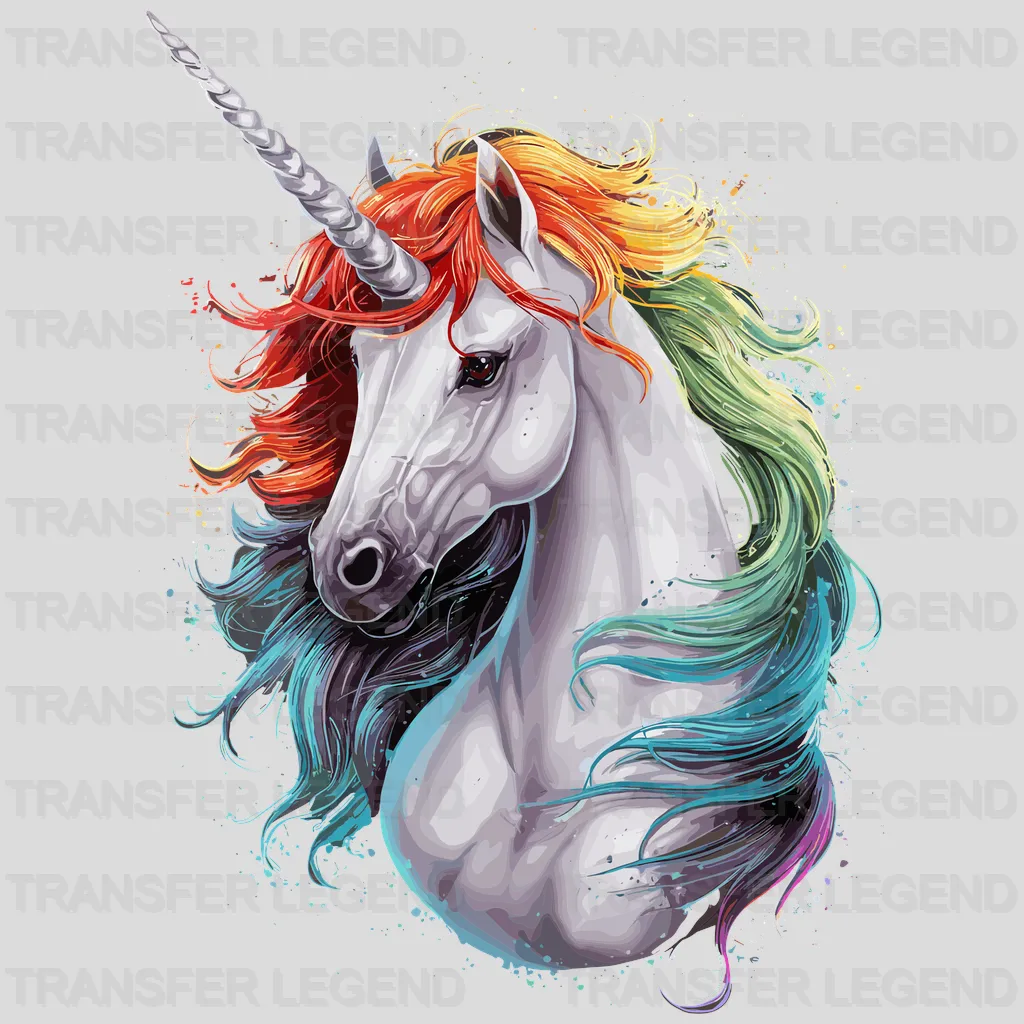 Power Unicorn Design - DTF Heat Transfers - transferlegend