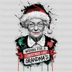 Like Grandma's Christmas design - DTF Heat Transfer - transferlegend