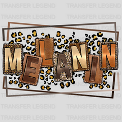 Melanin - BLM design DTF heat transfer - transferlegend