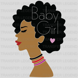 Baby Girl - BLM design DTF heat transfer - transferlegend