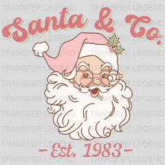 SANTA & CO Christmas Design - DTF heat transfer - transferlegend