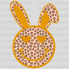 Smiley Bunny Ears Easter Design - DTF heat transfer - transferlegend