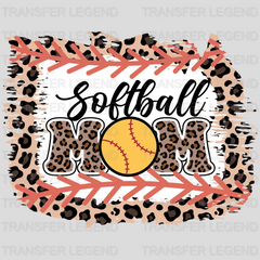 Softball Mom Leopard DTF Transfer - transferlegend