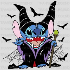 Disney Stitch Halloween Maleficent Design - DTF heat transfer - transferlegend