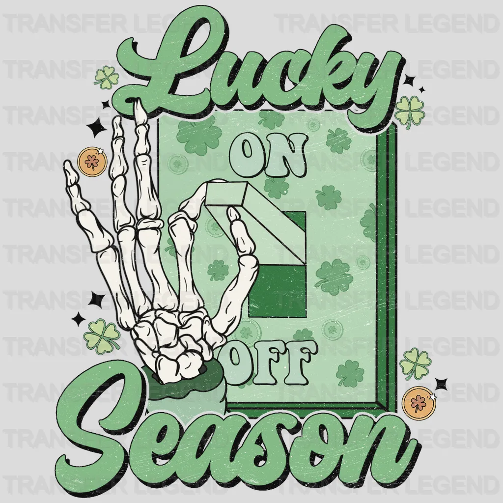 Lucky Season Switch St. Patrick's Day Design - DTF heat transfer - transferlegend