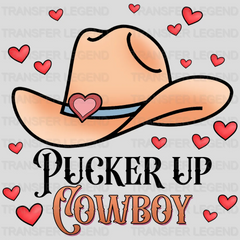 PUCKER UP COWBOY - DTF heat transfer - transferlegend