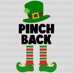 Pinch Back St. Patrick's Day Design - DTF heat transfer - transferlegend