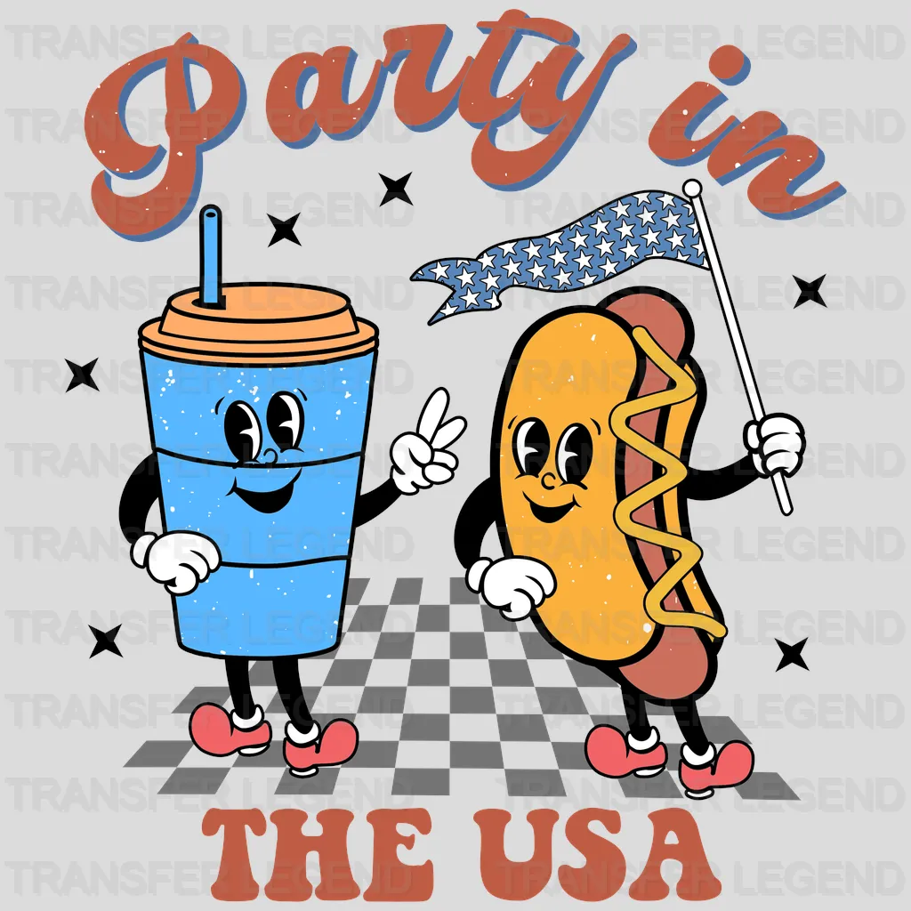 Party in The USA DTF Transfer - transferlegend