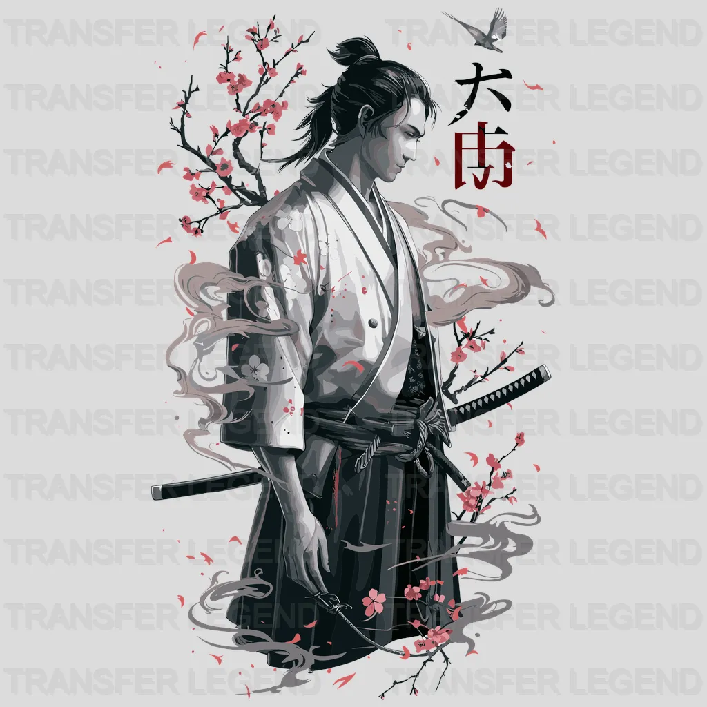 Dreamer Samurai Asian Design - DTF Heat Transfer - transferlegend