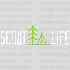 Scout Life Camping Hiking  Design - DTF heat transfer - transferlegend