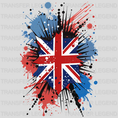 United Kingdom Flag Design - DTF Heat Transfer - transferlegend