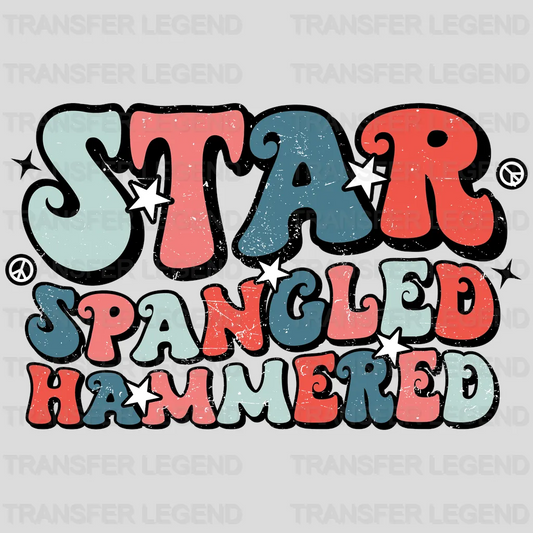 Star Spangled Hammered DTF Transfer - transferlegend