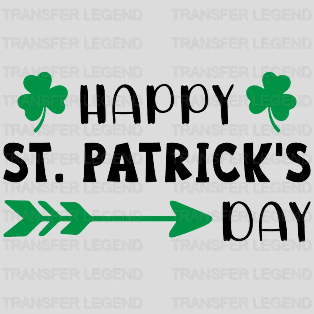 Happy St. Patrick's Day Design - DTF heat transfer - transferlegend