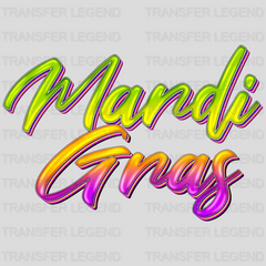 Mardi Gras Design- Mardi Gras DTF heat transfer - transferlegend