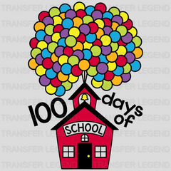 100 Days Of School 100 Days School Design - DTF heat transfer - transferlegend