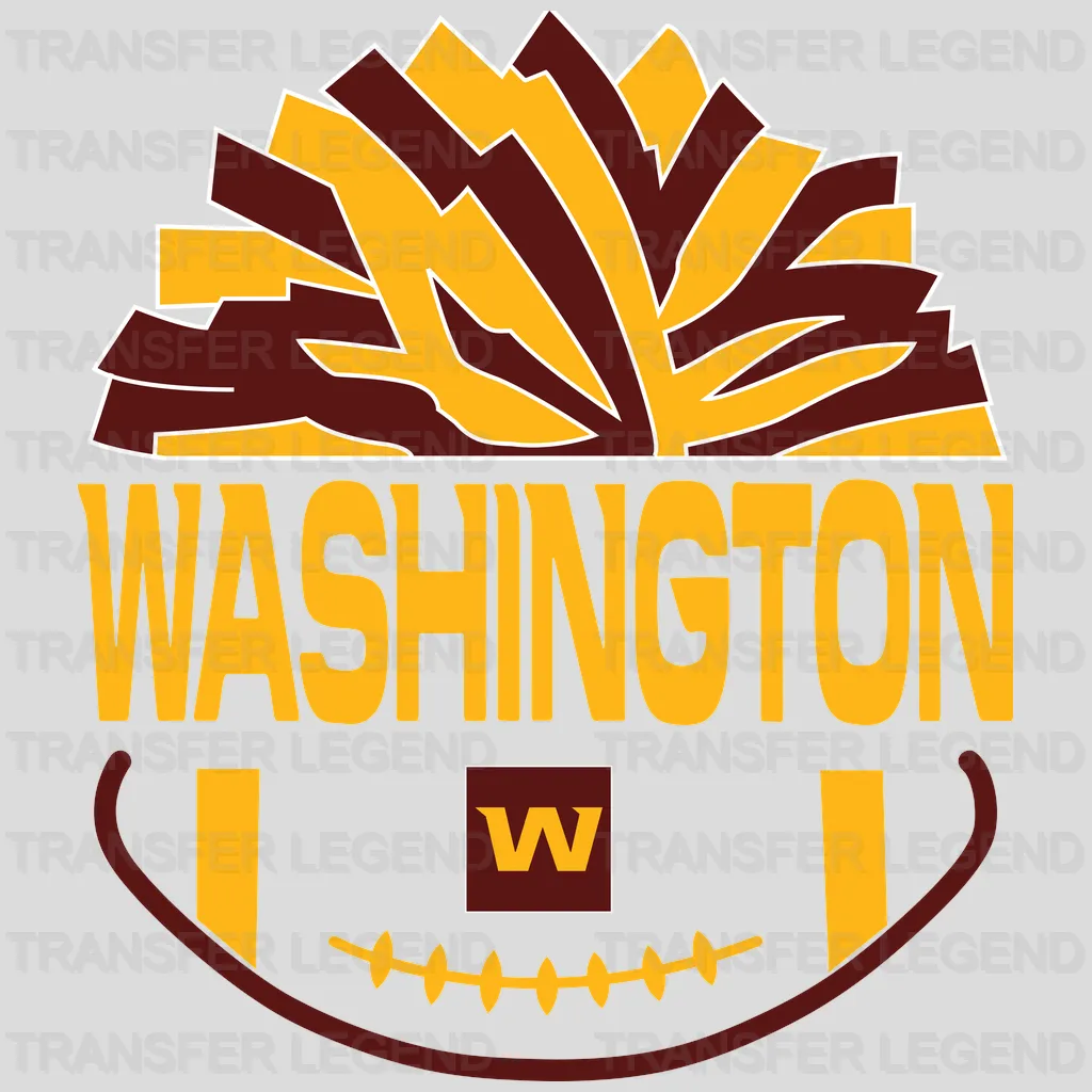 Washington Football Team Retro Rays Badge NFL Design - DTF Heat Transfer