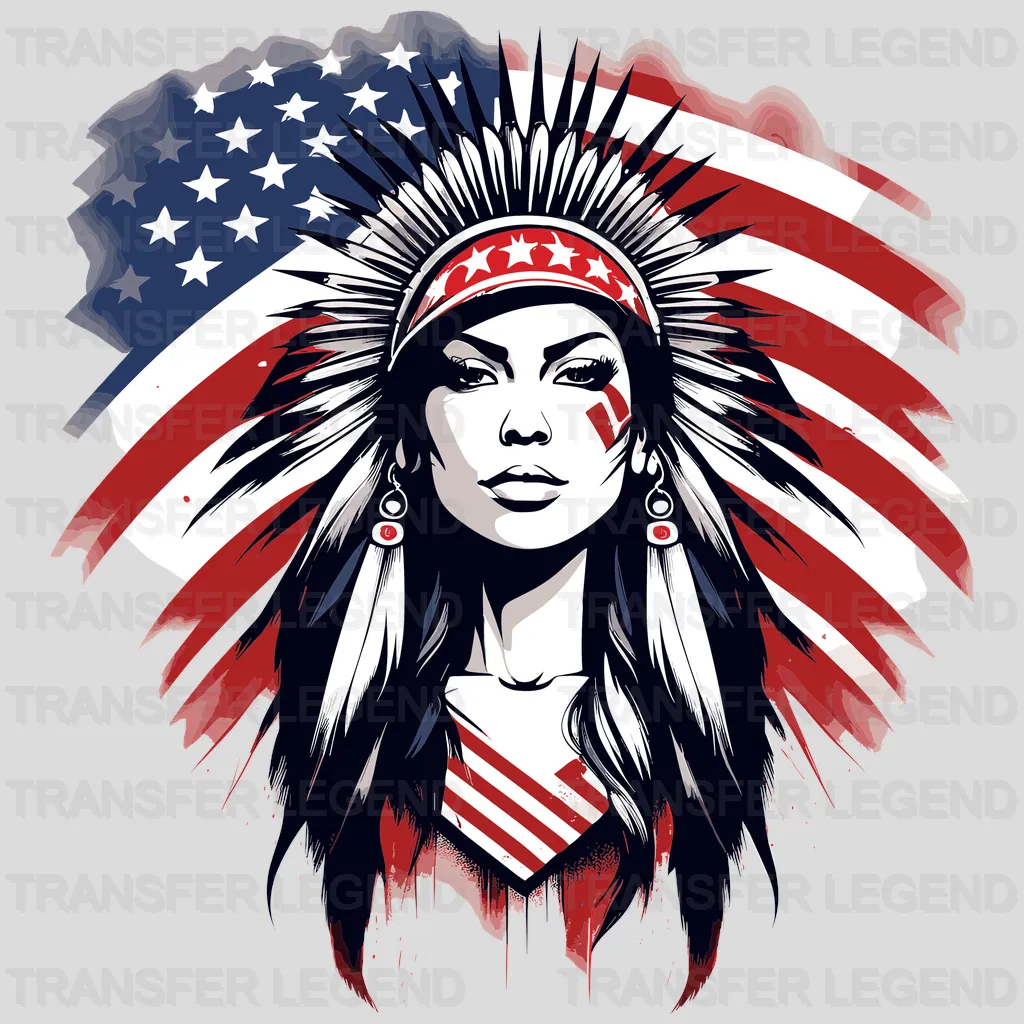 Lady Yankee USA Design - DTF Heat Transfers - transferlegend