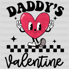 Daddy's Valentine Heart Design - DTF heat transfer - transferlegend