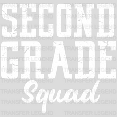 Second Grade Squad 100 Days Of School Design - DTF heat transfer - transferlegend