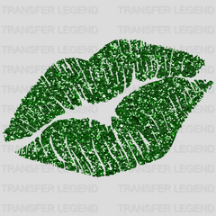 Lips St. Patrick's Day Design - DTF heat transfer - transferlegend