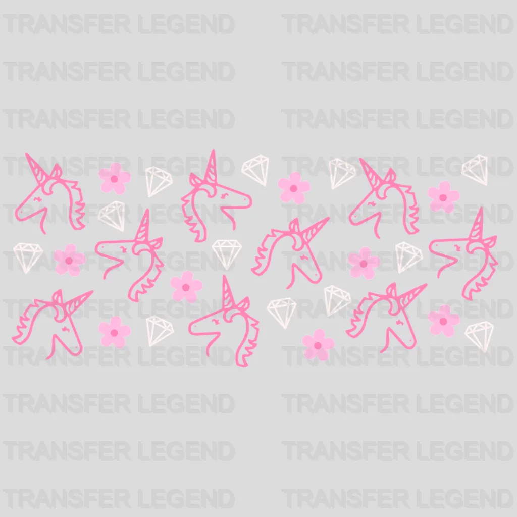 Unicorns UV DTF Transfer Cup Wrap UV DTF Sticker - transferlegend