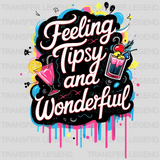 Feeling Tipsy Party Design - DTF Heat Transfer - transferlegend