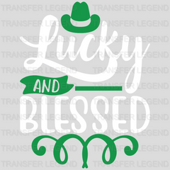 Lucky And Blessed St. Patrick's Day Design - DTF heat transfer - transferlegend